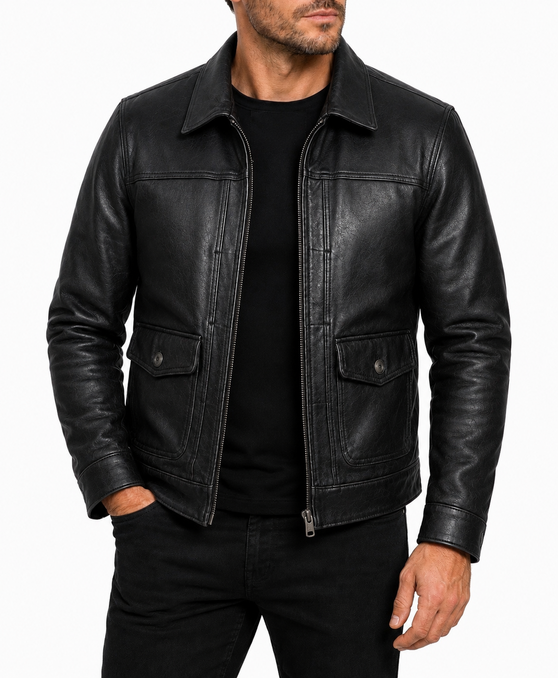 Old Town Heritage Real Sheepskin leather jacket