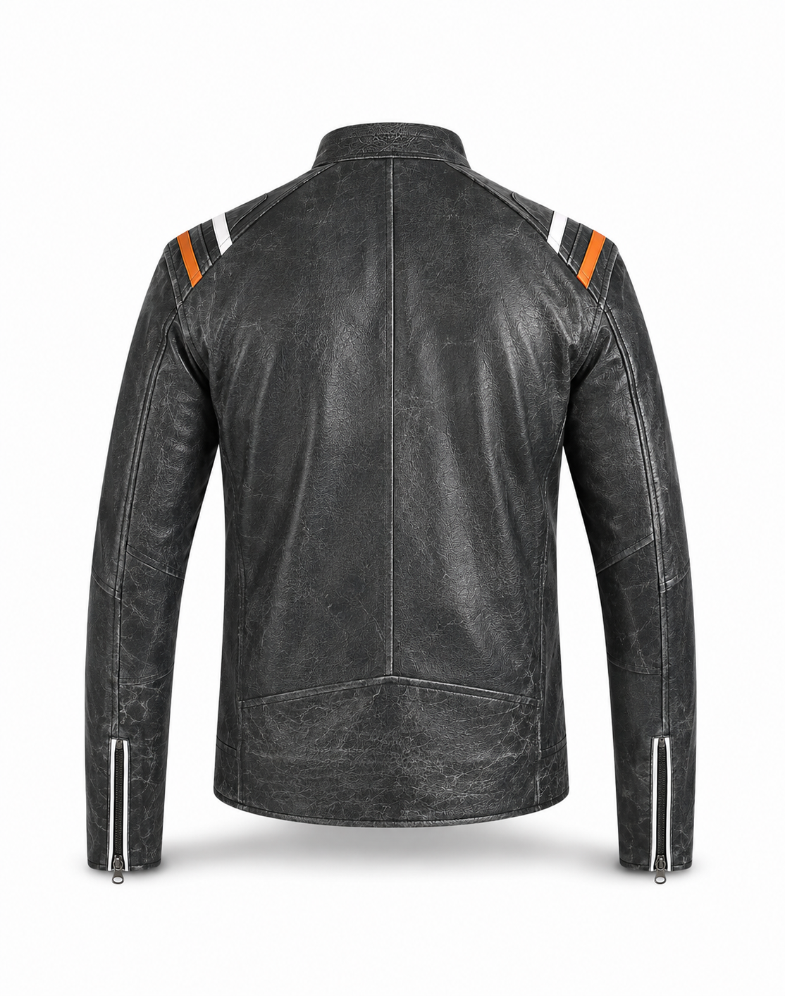 Vintage biker style  Leather Jacket (Promotional Price)