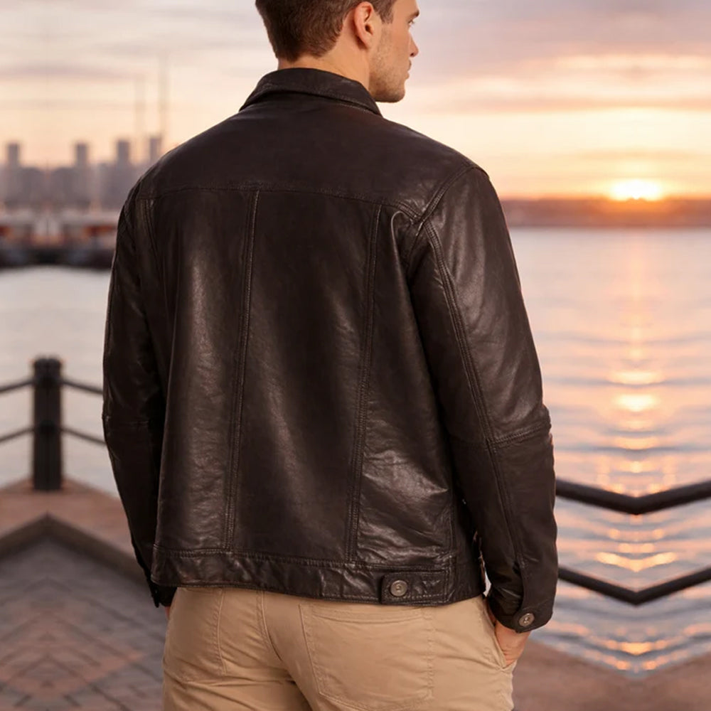 Royal Crest Real Sheep Leather Jacket