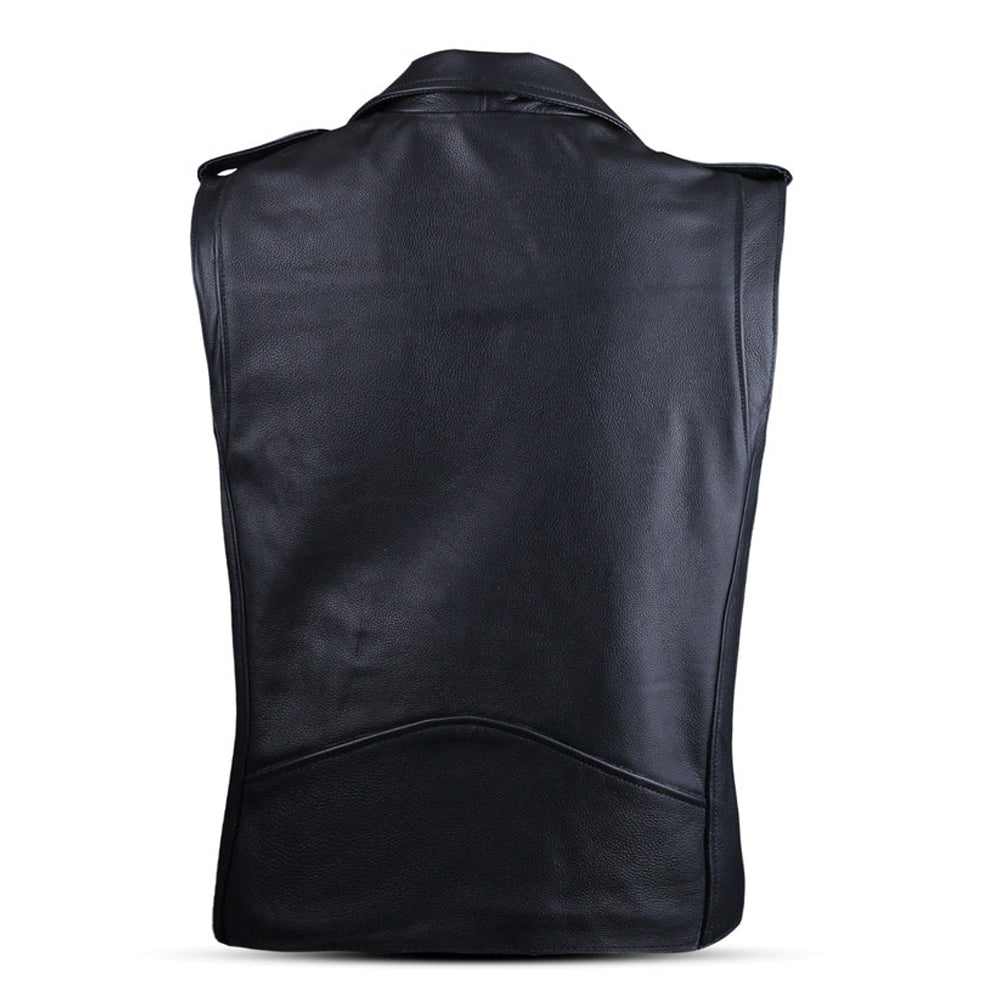 Gilet perfecto en cuir pour homme (prix promotionnel)