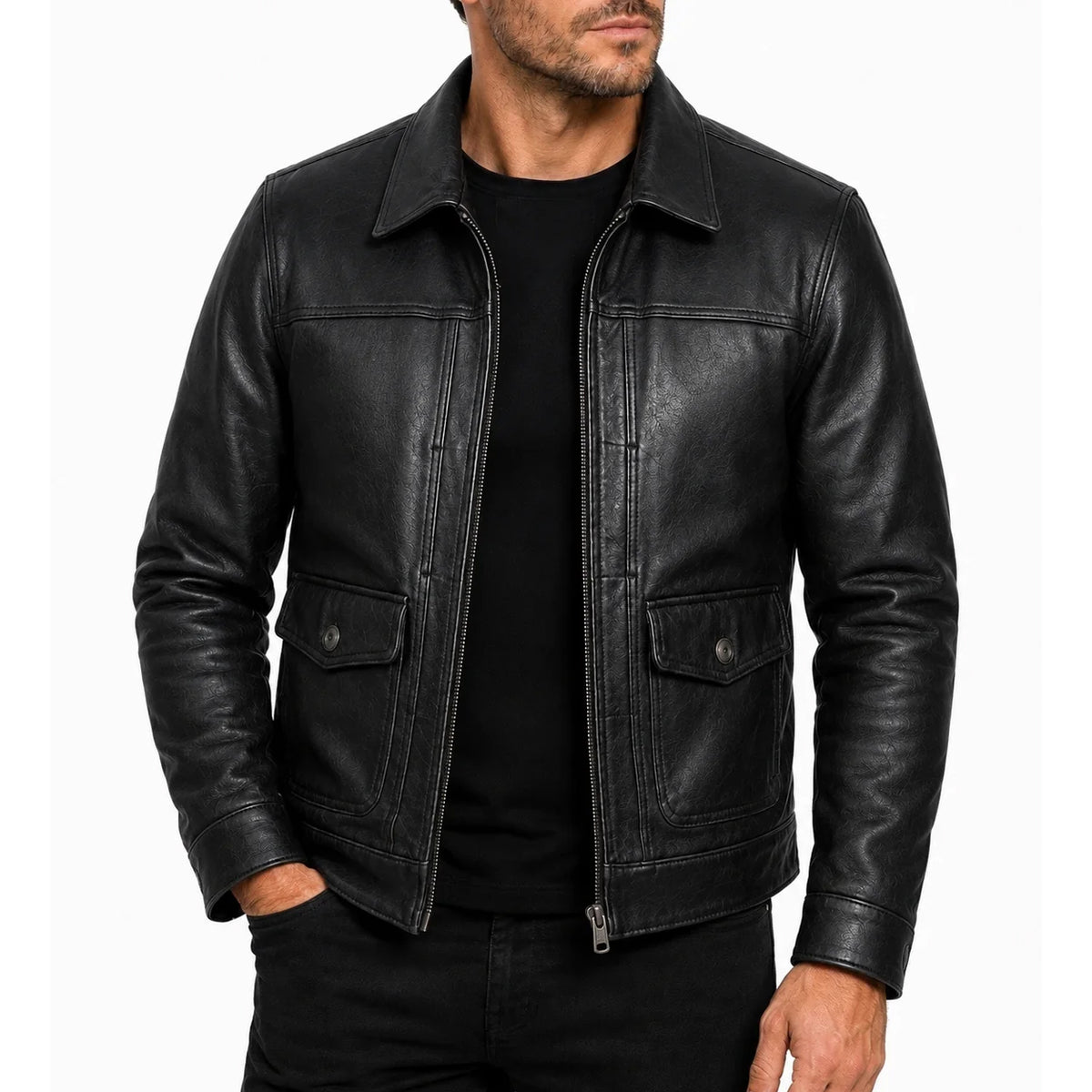 Pilot Force One Real Leather Jacket
