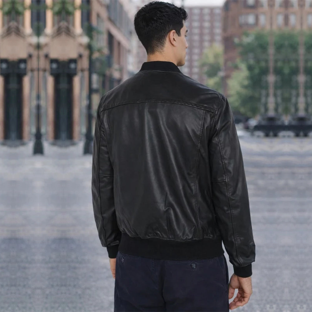 Giorgio Men's Real Leather Jacket