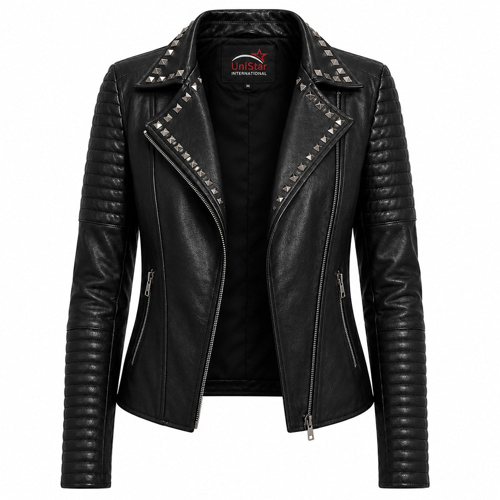 Women Fashion Leather Jacket