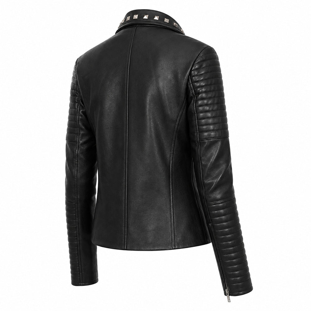 Women Fashion Leather Jacket
