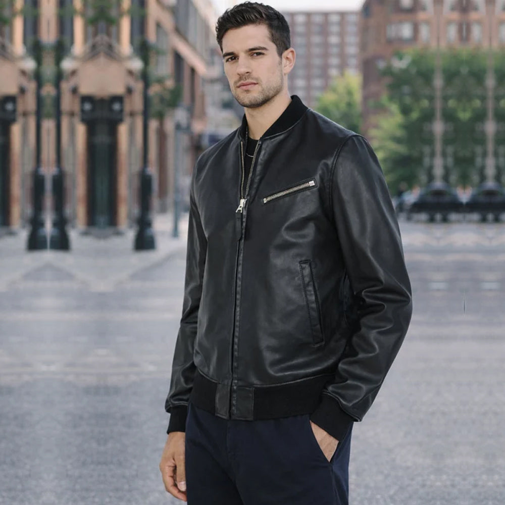 Giorgio Men's Real Leather Jacket