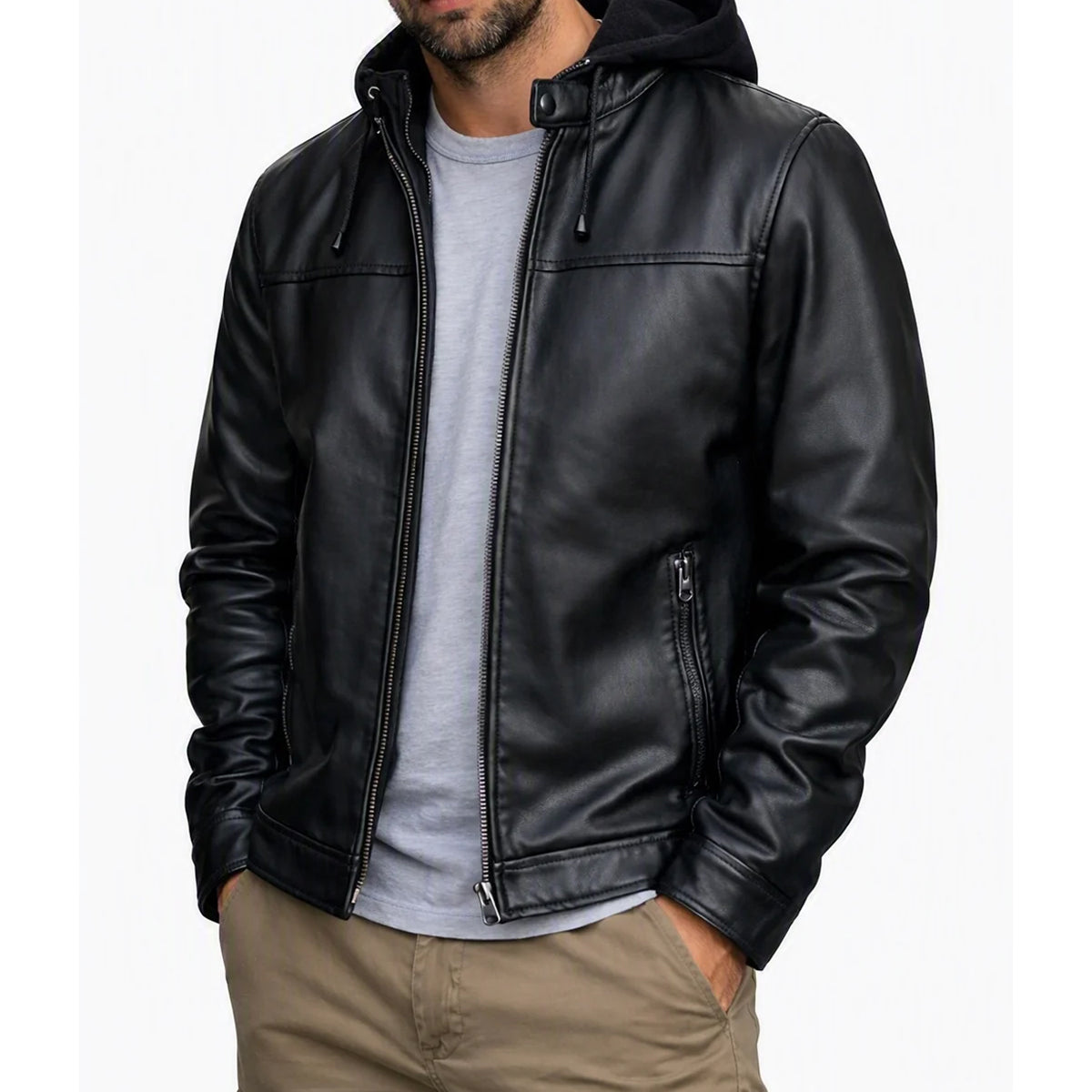 Men's Mono Street Real Leather Jacket
