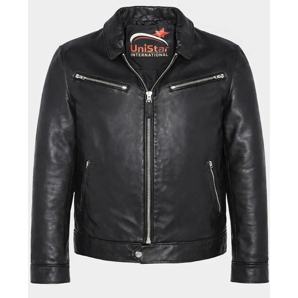 Veste en cuir Flavio pour homme
