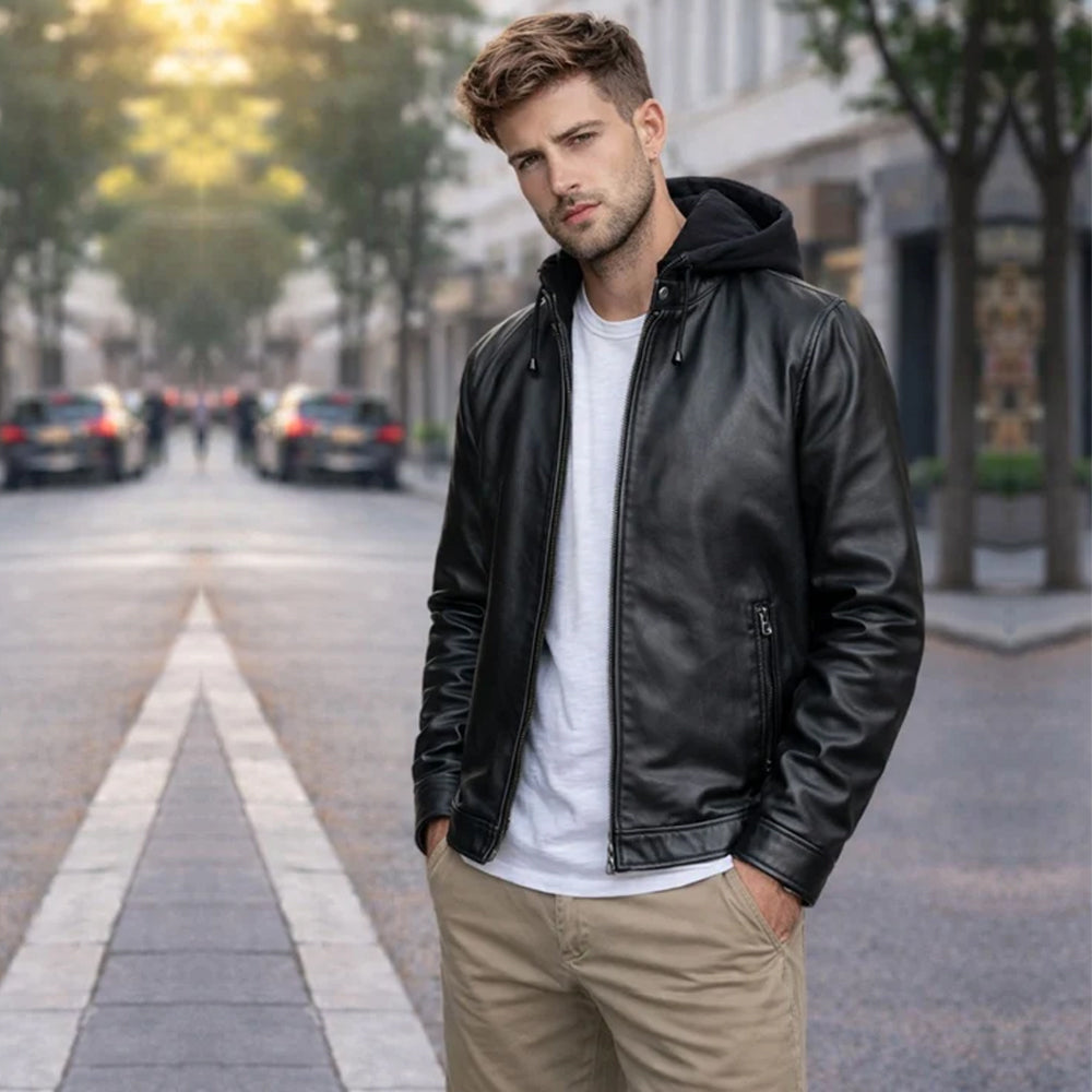Men's Mono Street Real Leather Jacket