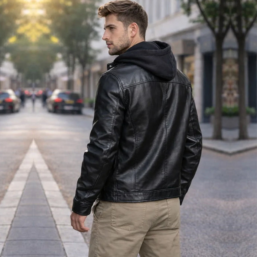 Men's Mono Street Real Leather Jacket
