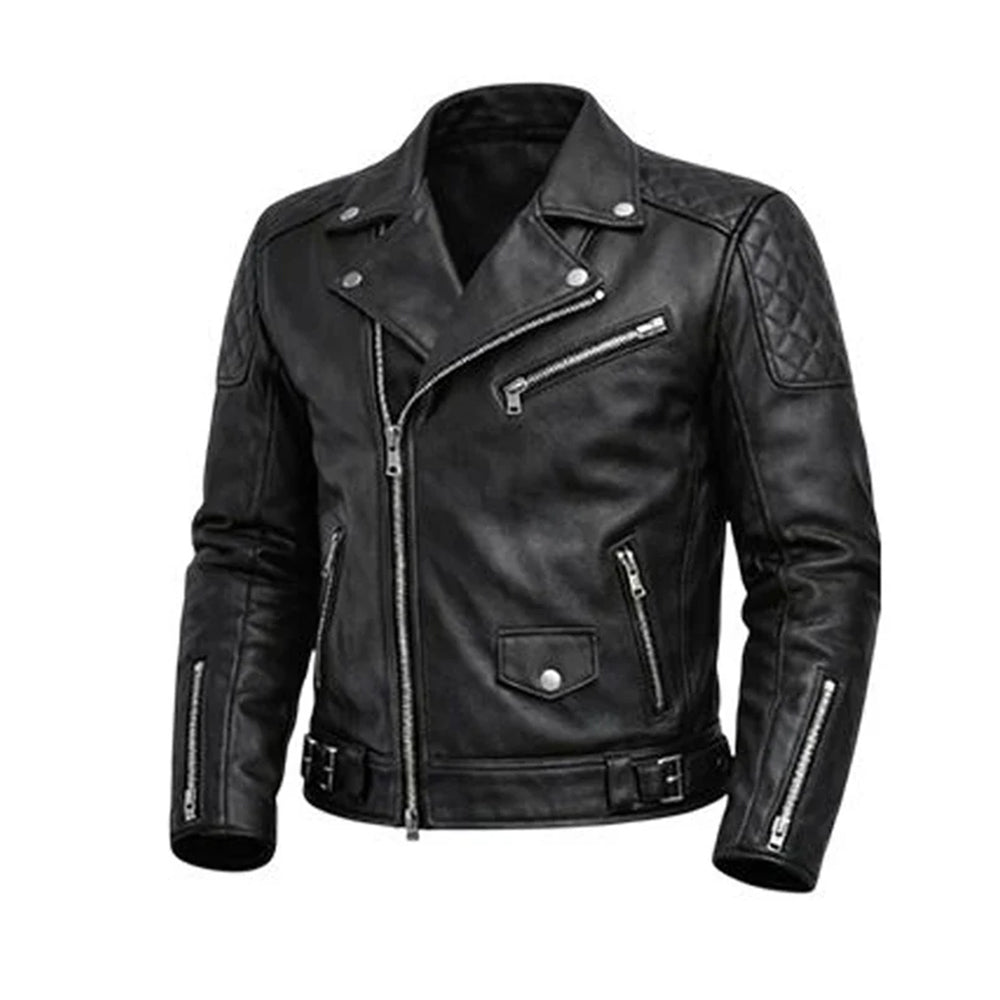 Blouson Perfecto en cuir véritable