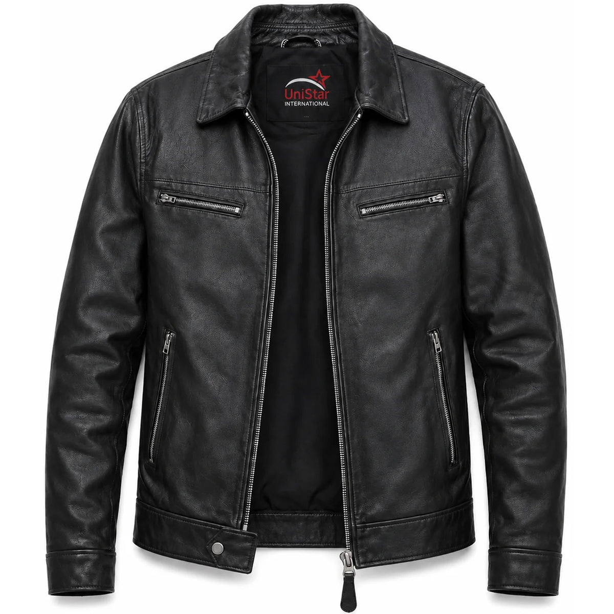 Flavio Men's Fashion Real Leather Jacket