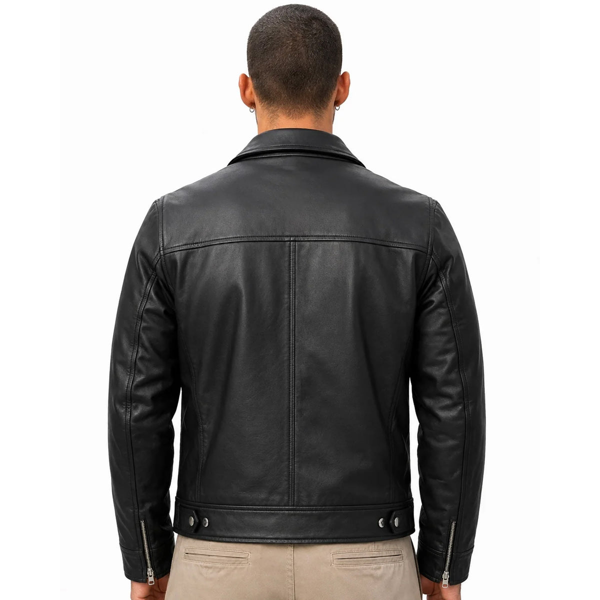 Flavio Men's Fashion Real Leather Jacket