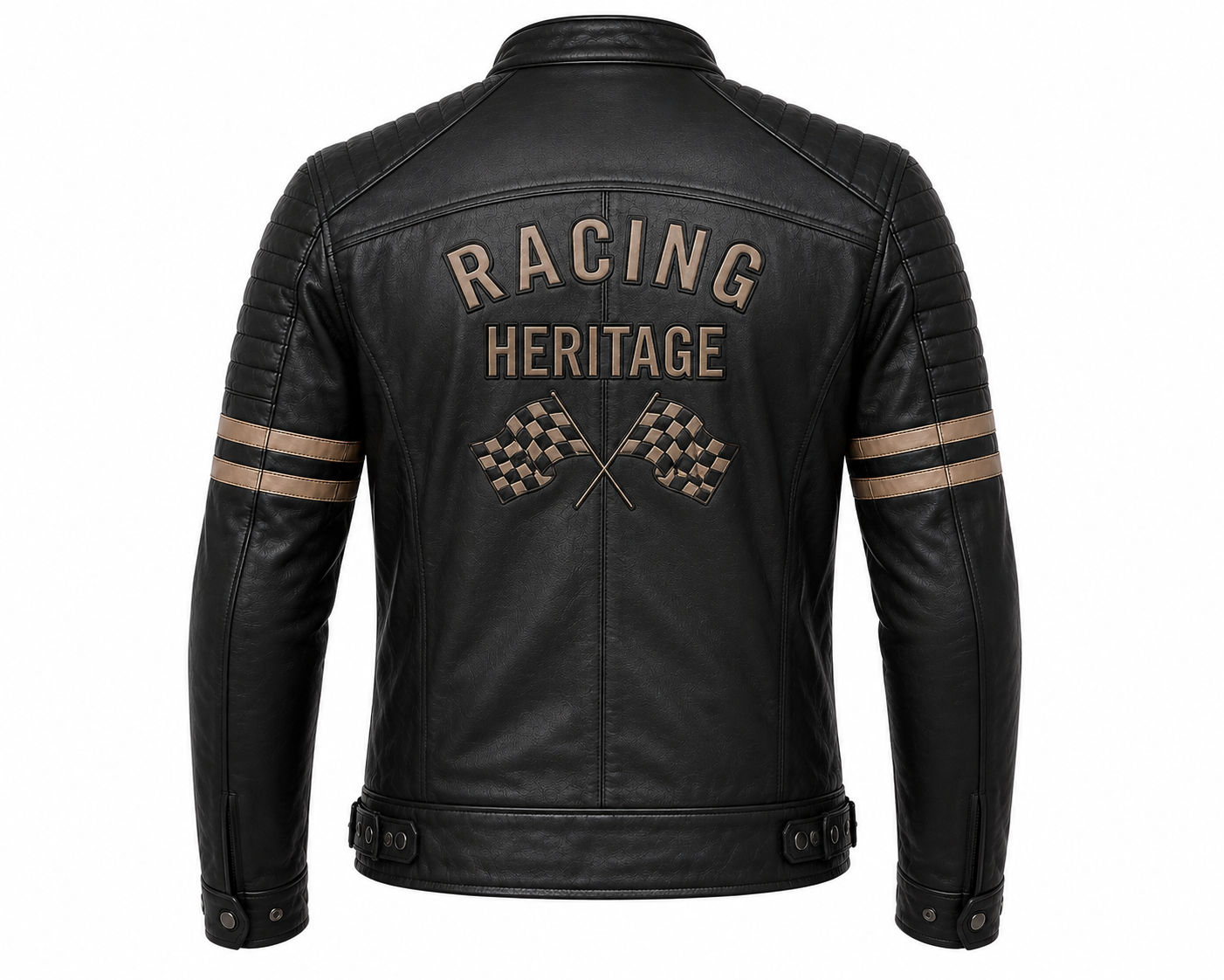 Racing Heritage Real Sheepskin Leather Jacket