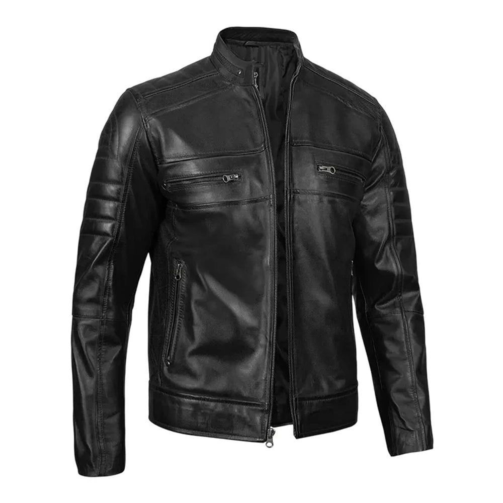 BLOUSON HOMME EN CUIR VÉRITABLE LEGEND