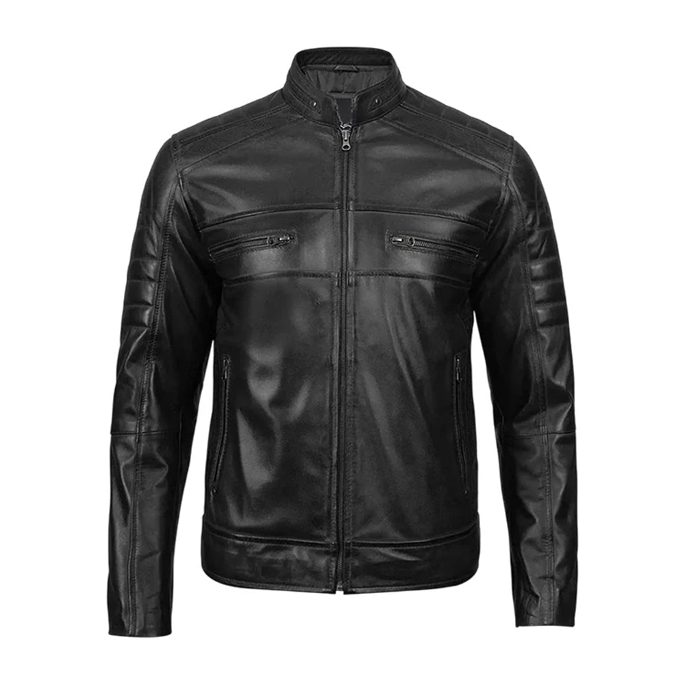 BLOUSON HOMME EN CUIR VÉRITABLE LEGEND