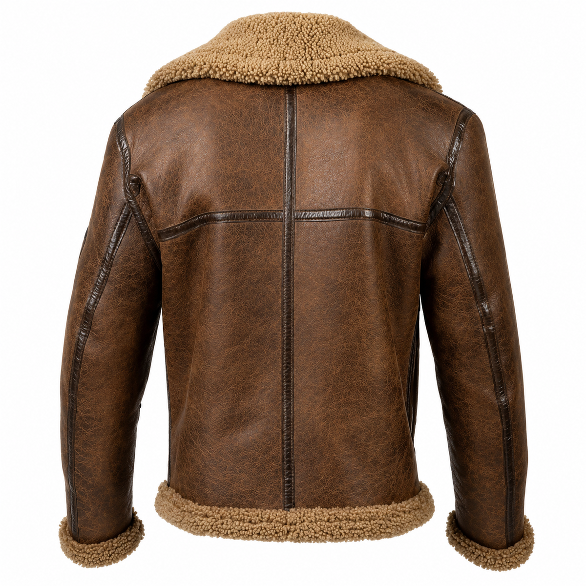 Men's Arnold RAF Aviator Real  Sheepskin Leather Jacket