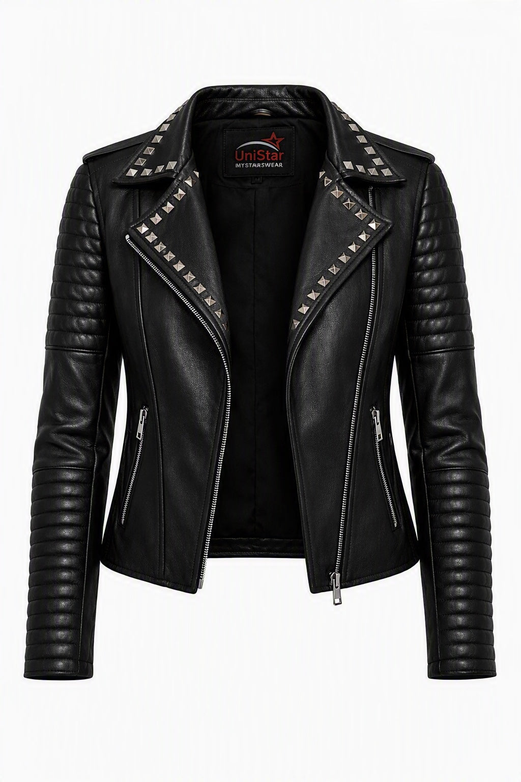 Women Fashion Leather Jacket