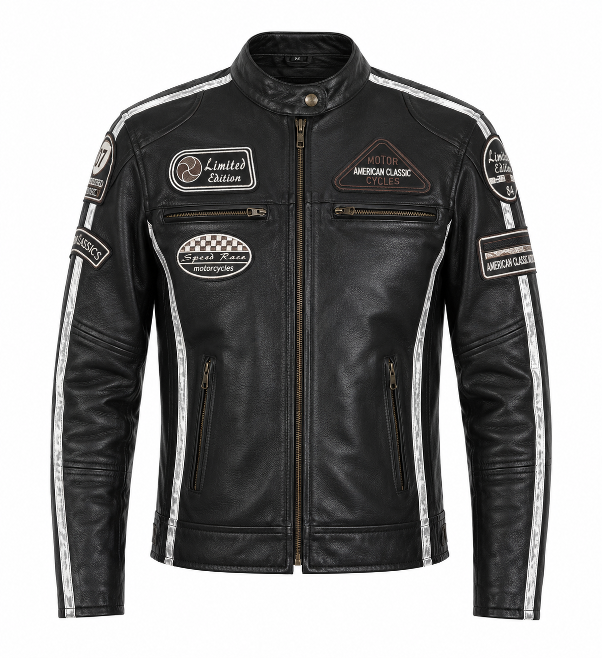 Women American classic Biker style Real leather jacket