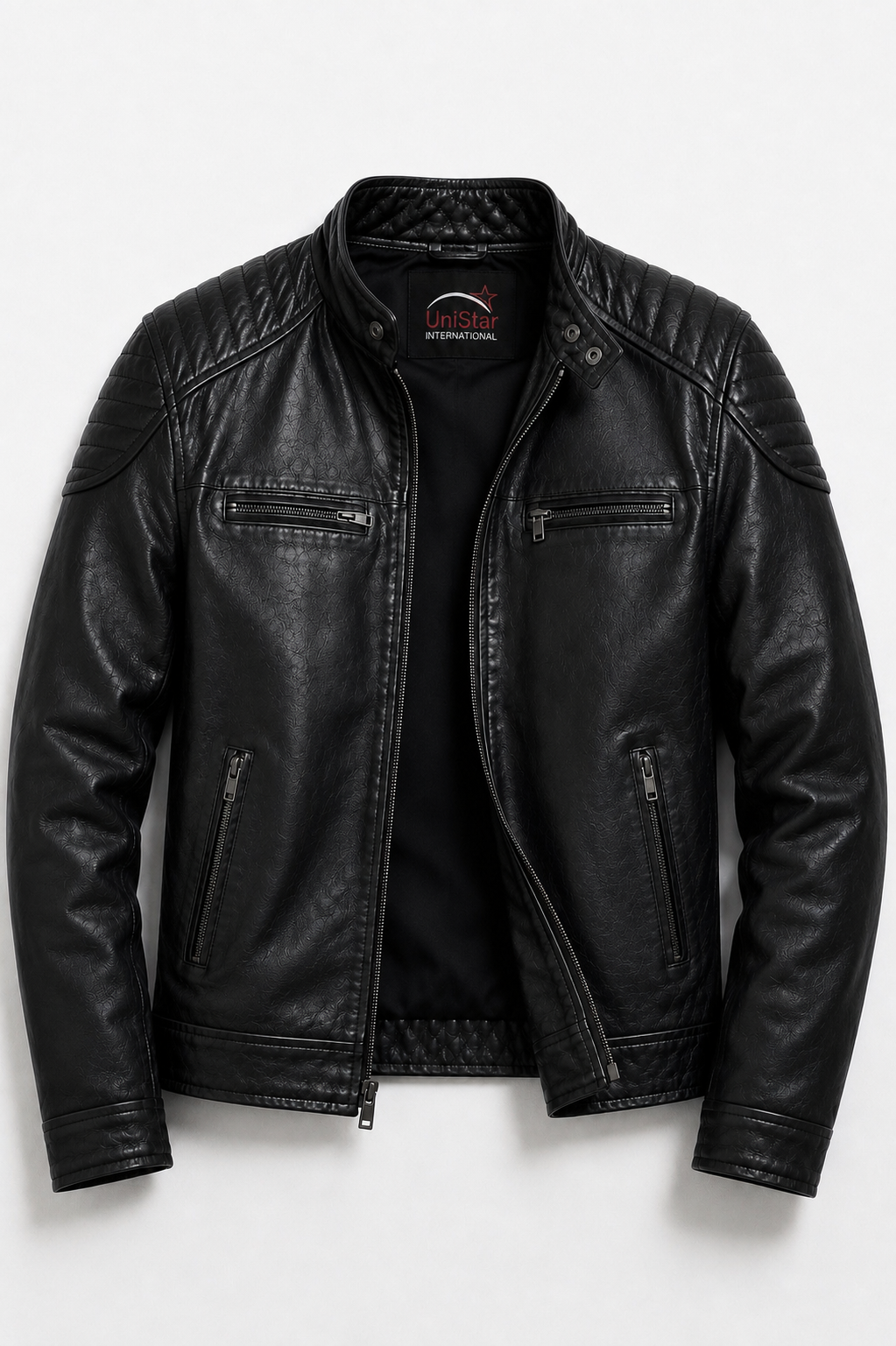 Veste en cuir de mouton véritable Royal Crest