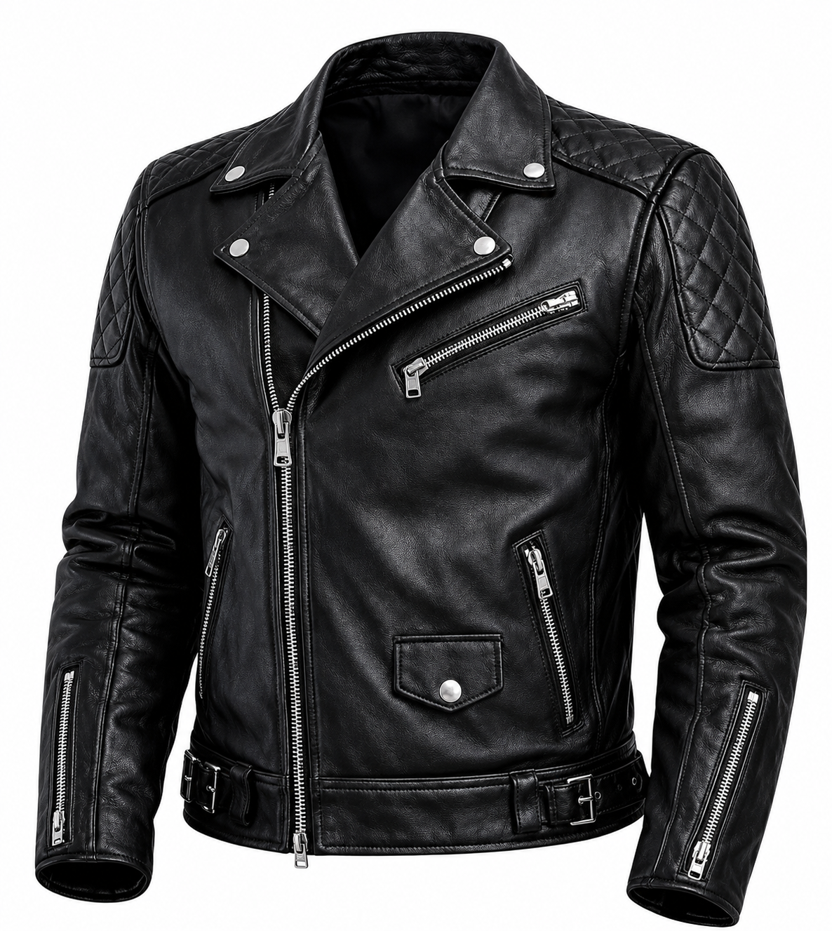 Perfecto Skull Real Leather Jacket
