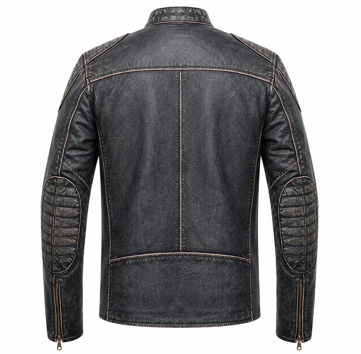 BIKER STYLE TOURING LEATHER JACKET (Promotional Price)