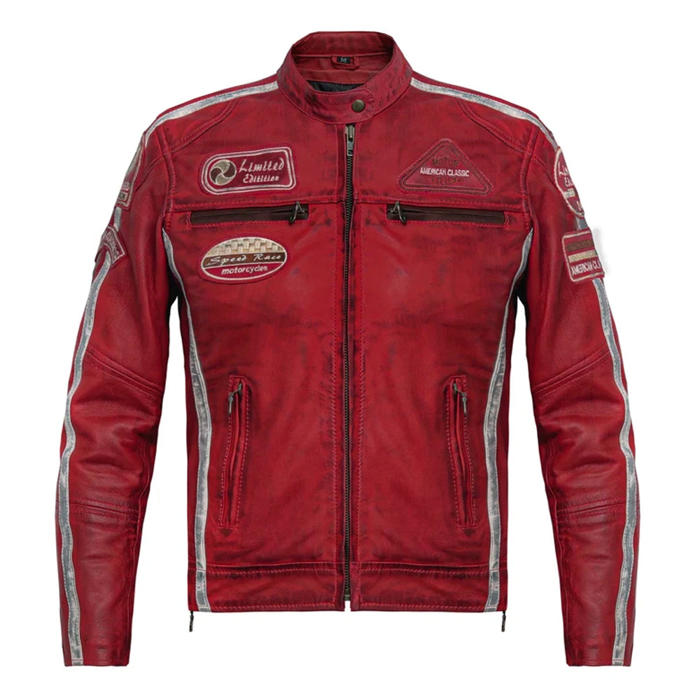 BLOUSON MOTARD FEMME CLASSIQUE AMÉRICAIN EN CUIR