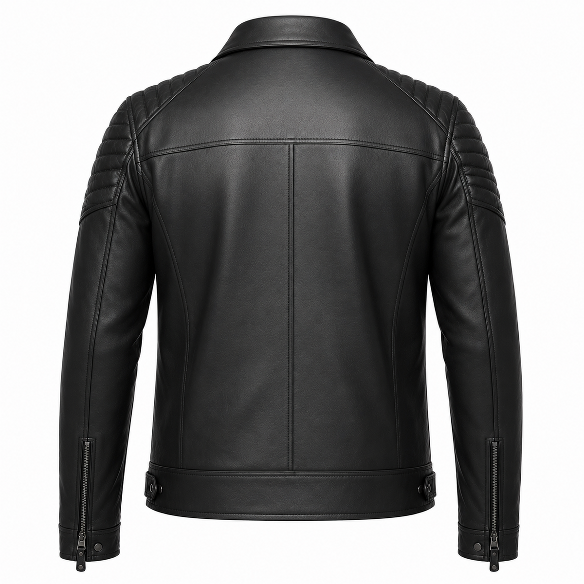 Midnight Apex Real Sheepskin Leather Jacket