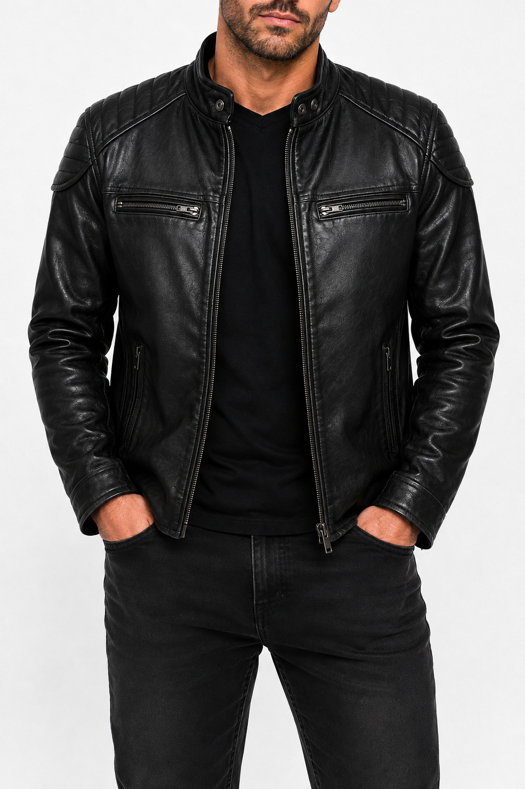 Royal Crest Real Sheep Leather Jacket