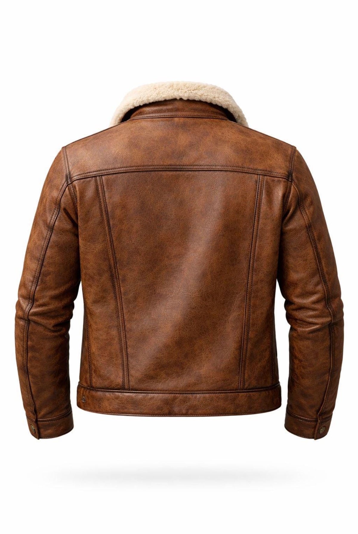 Men's Aviator Brown RAF B3 Flying Leather Jacket