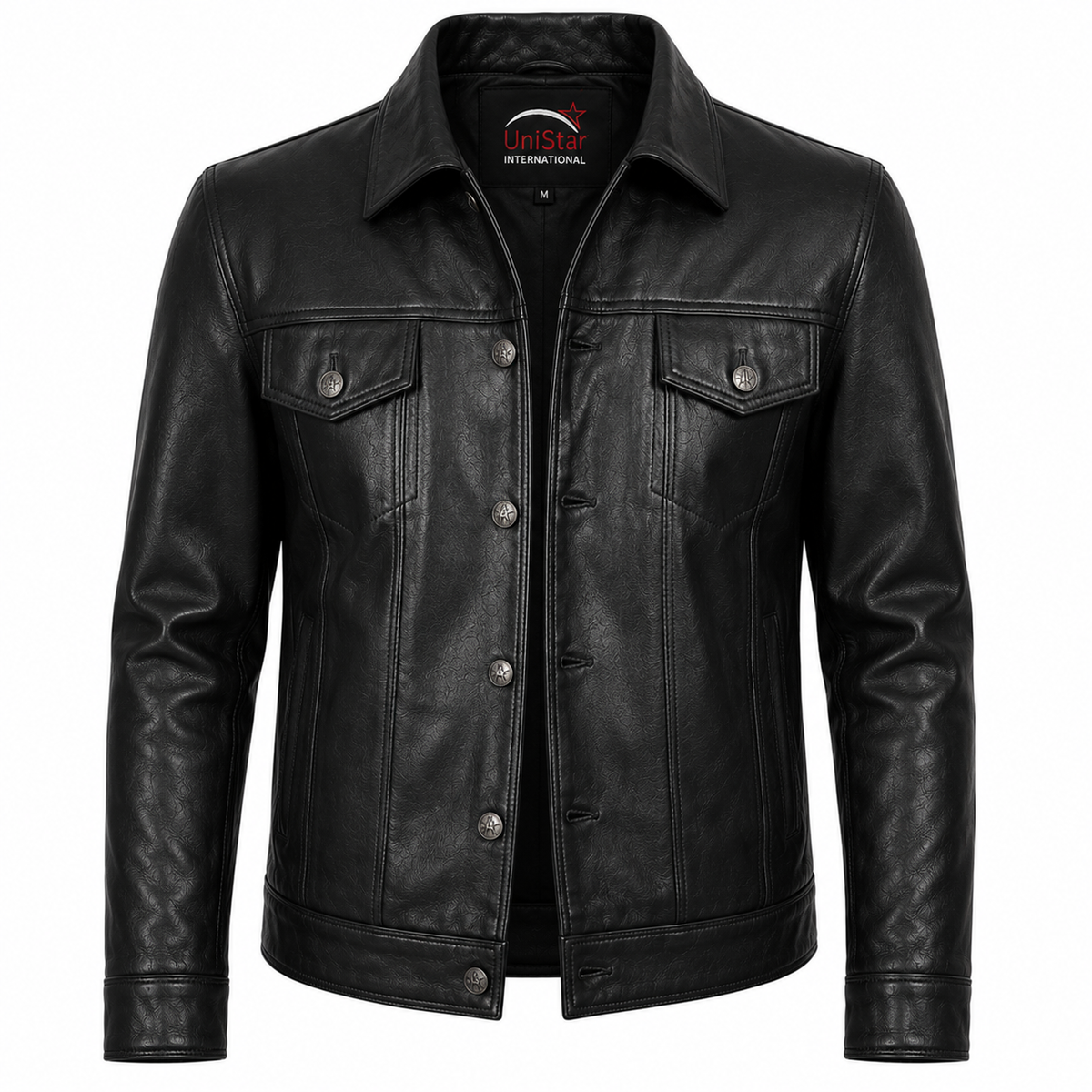 BLOUSON EN CUIR VÉRITABLE HOMME PEAU DE MOUTON