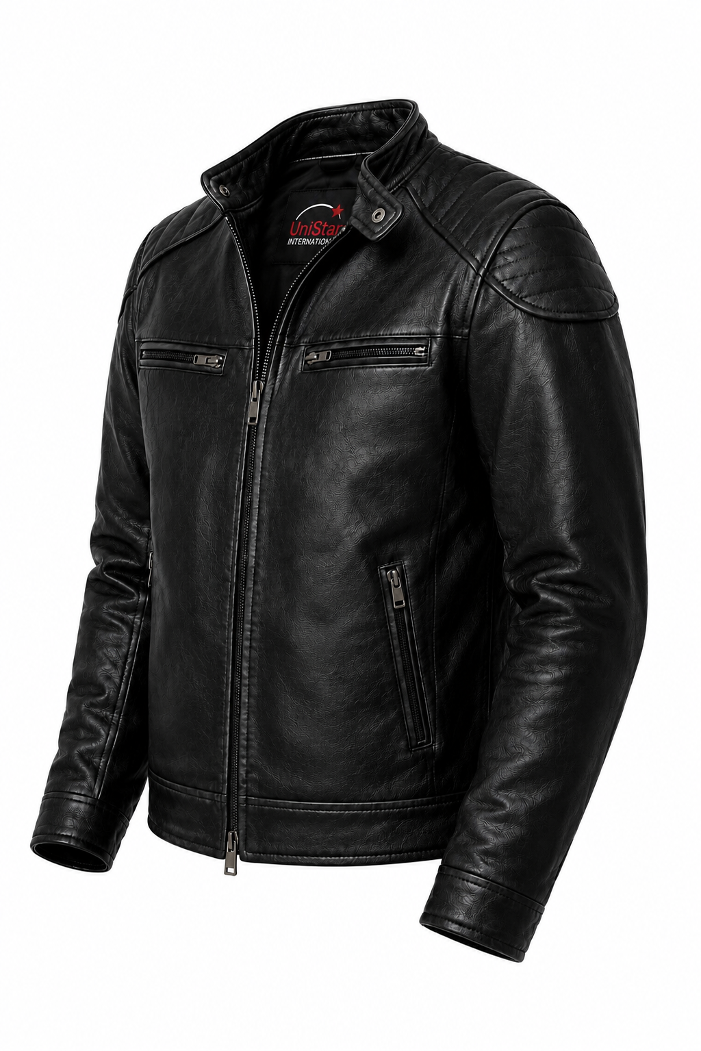 Veste en cuir de mouton véritable Royal Crest