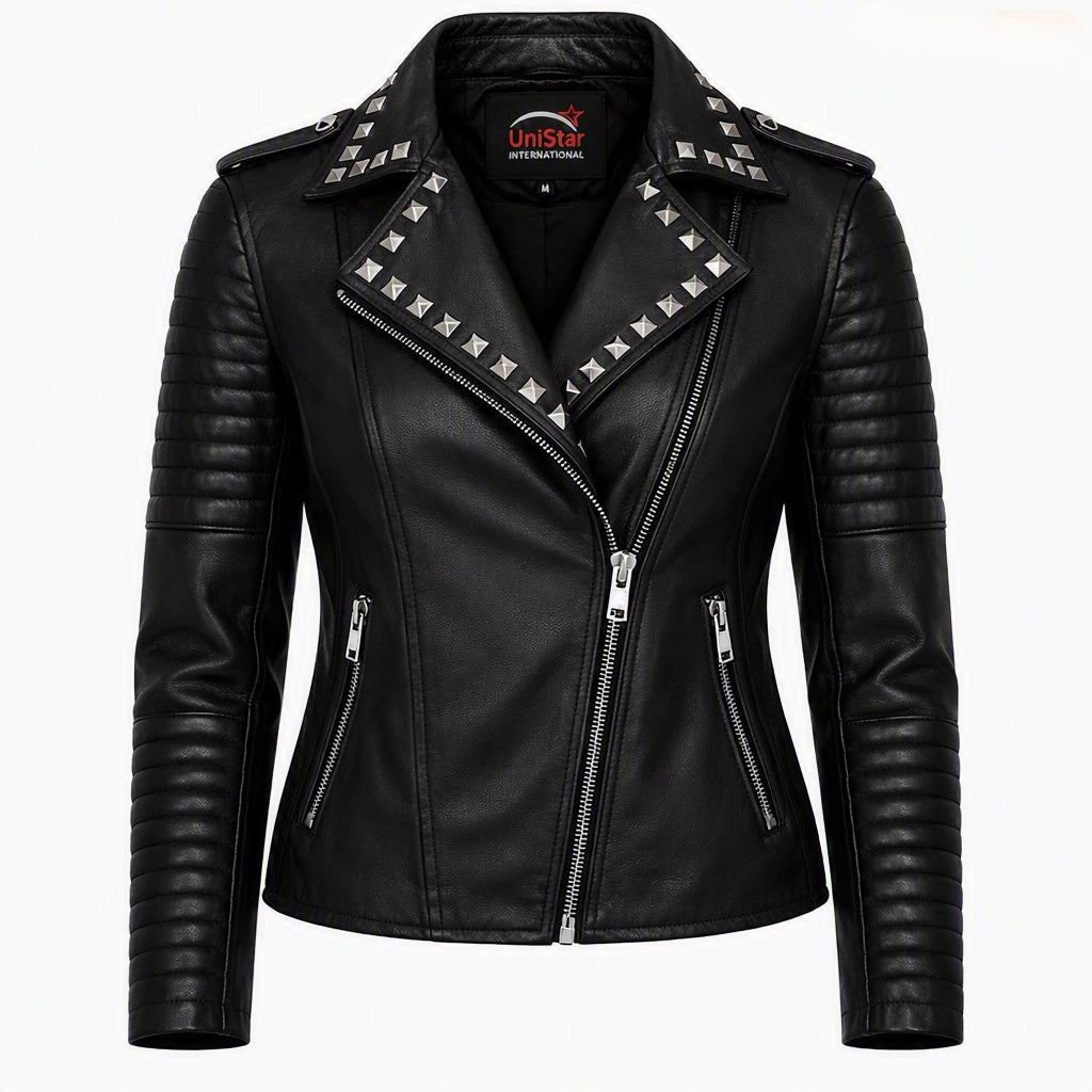 Women Fashion Leather Jacket