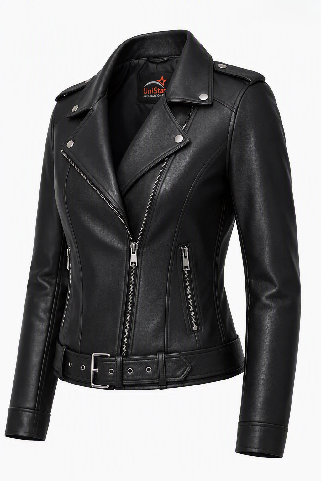 Women’s Premium Soft Leather Perfecto Jacket