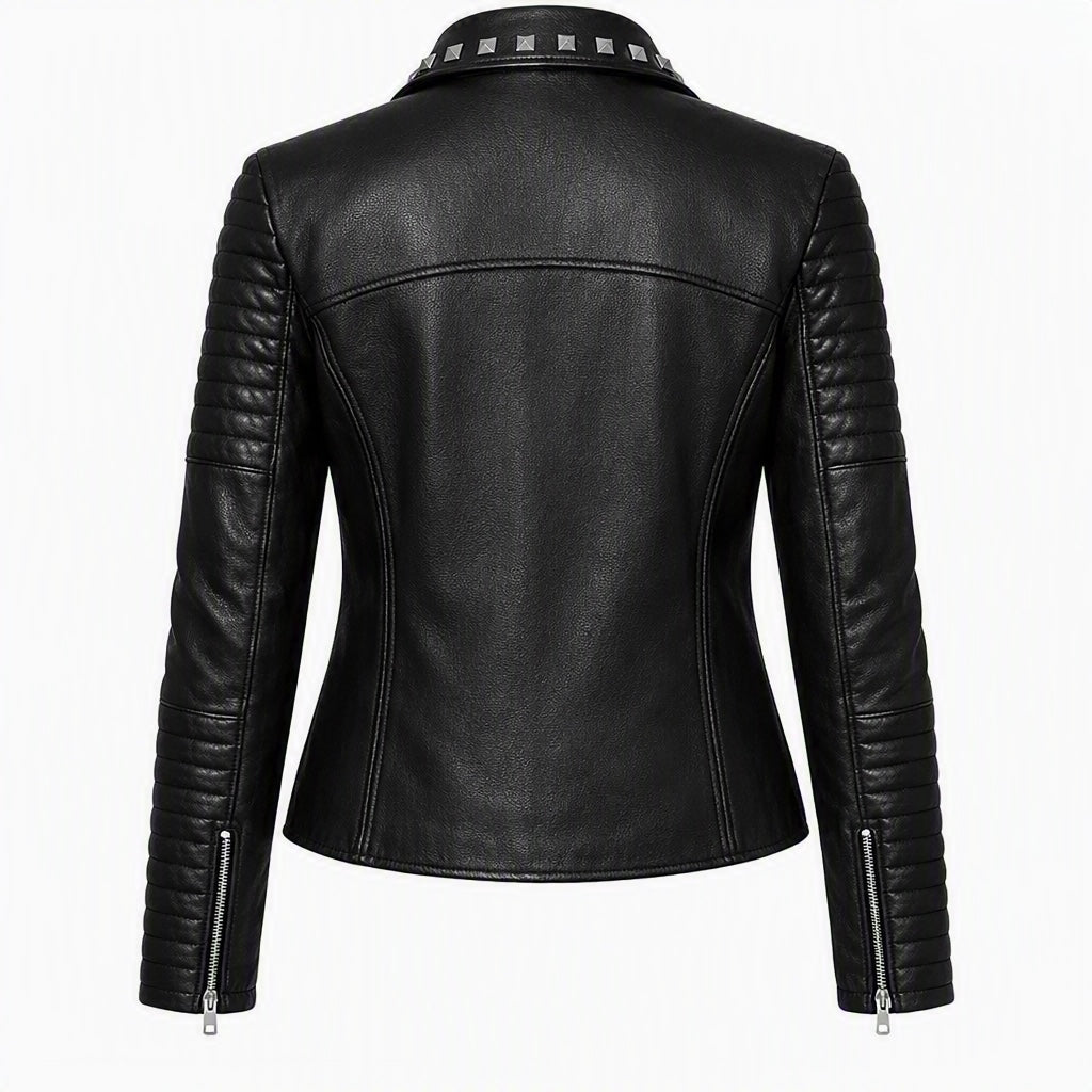 Women Fashion Leather Jacket