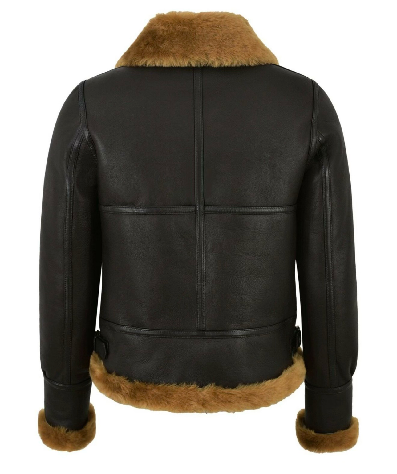 Women’s Brown Heritage Pilot Shearling Real Leather Jacket