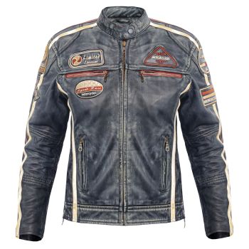 AMERCIAN CLASSIC Women LEATHER BIKER JACKET Black