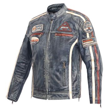 AMERCIAN CLASSIC Women LEATHER BIKER JACKET Black