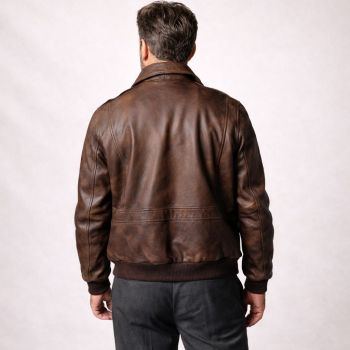 Pilot Force One Real Leather Jacket