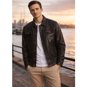 Midnight Voyager Leather Jacket