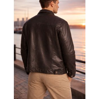 Midnight Voyager Leather Jacket